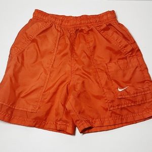 Small Boys Size 7/8 Orange Nike Exercise Shorts